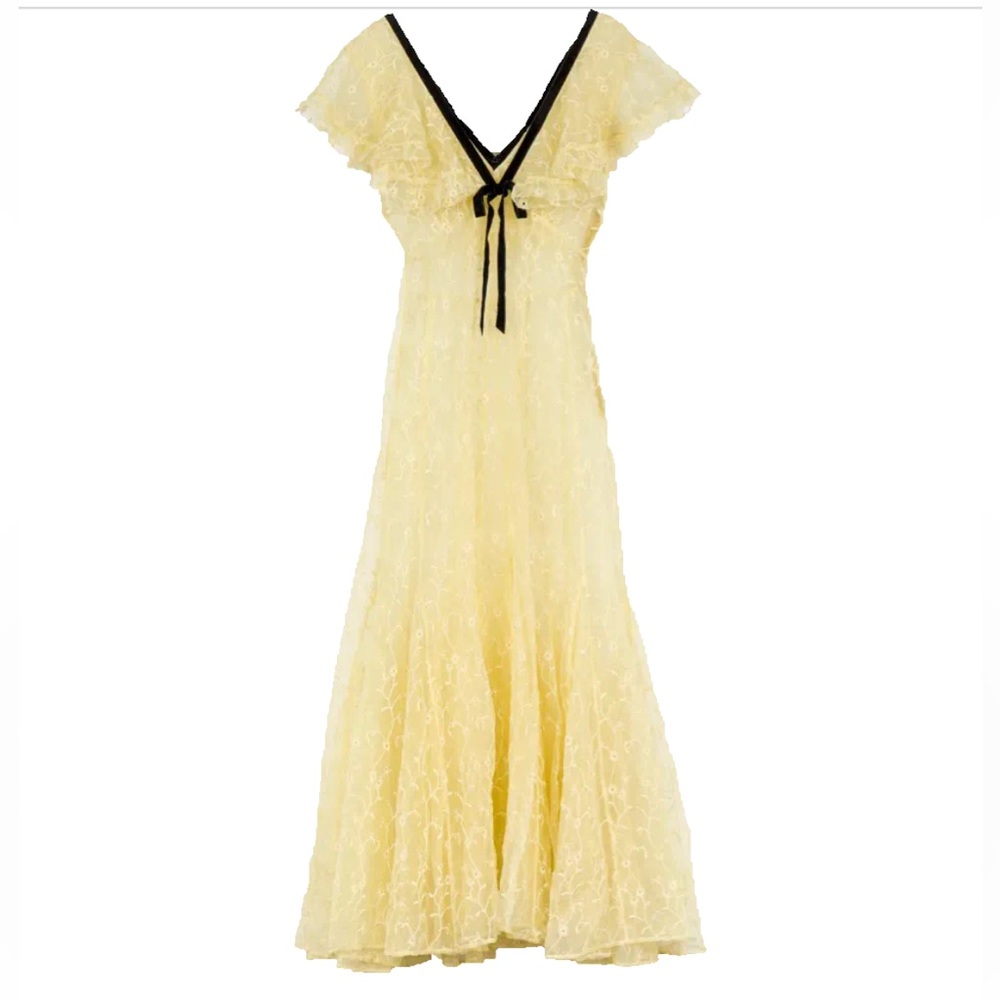 Doen Audette Dress in Yellow